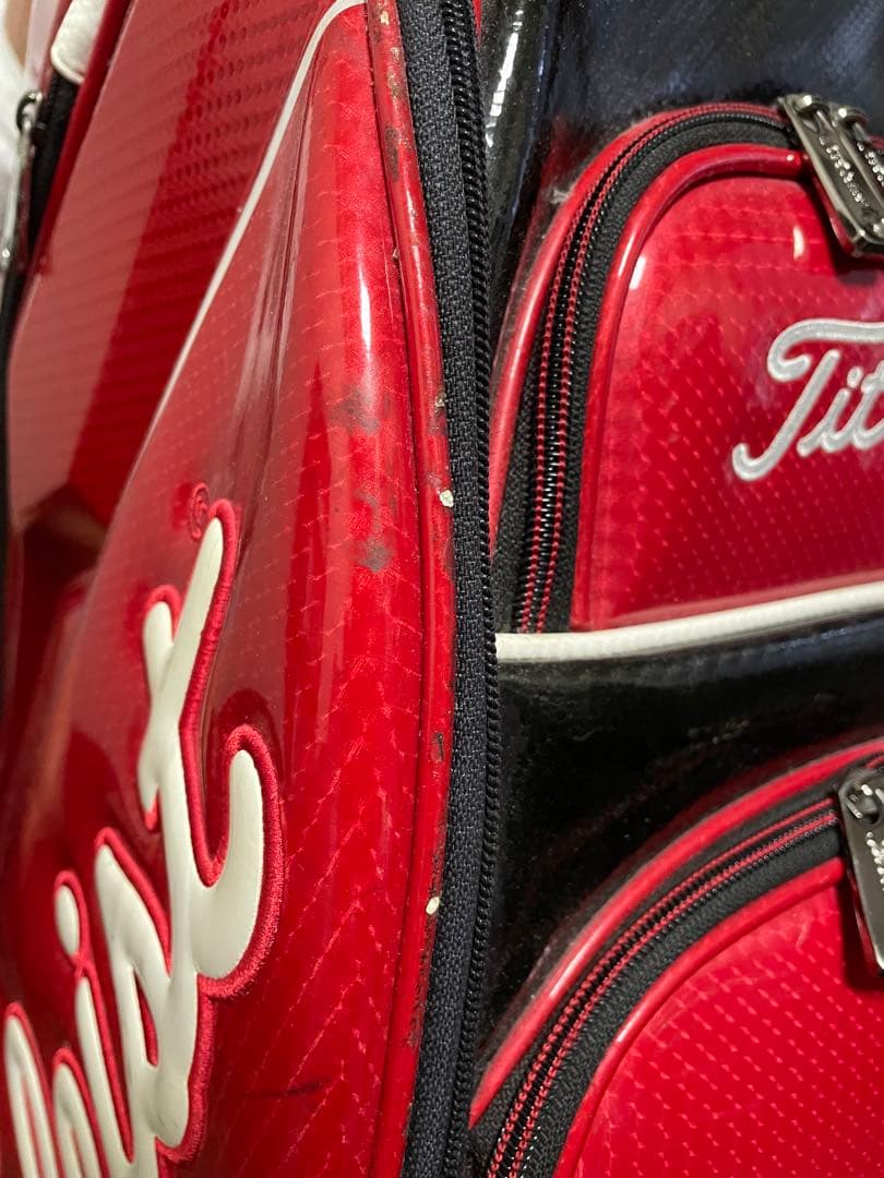 Titleist 赤 ゴルフキャディバッグ