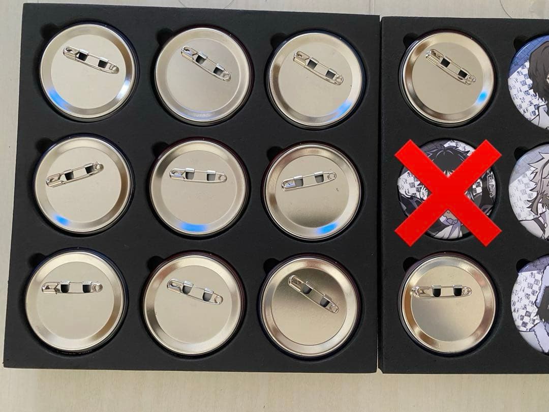 まとめ売り 文豪ストレイドッグス 缶バッジ 太宰治 中原中也