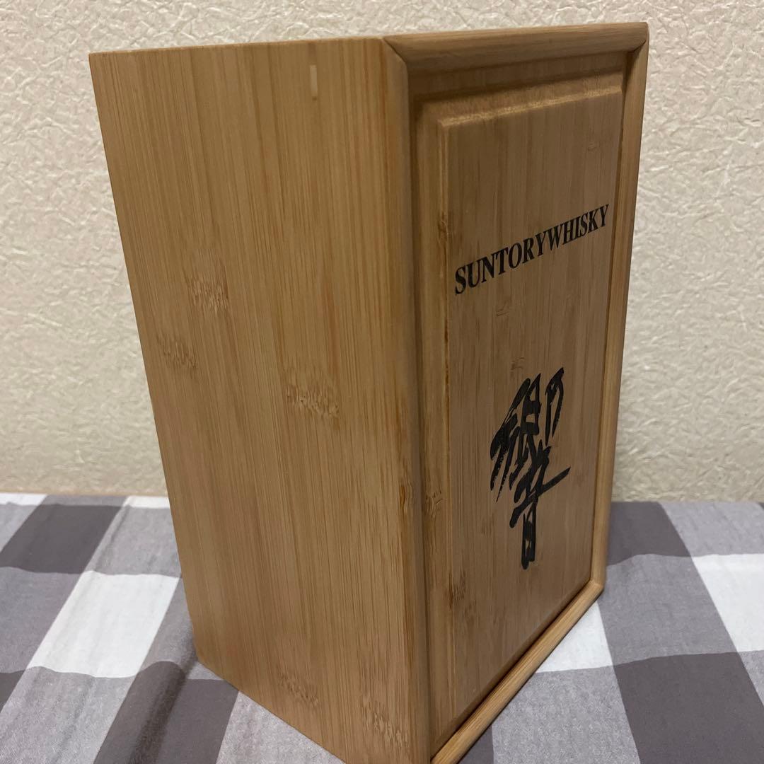 SUNTORY 竹製ウイスキーケース空箱