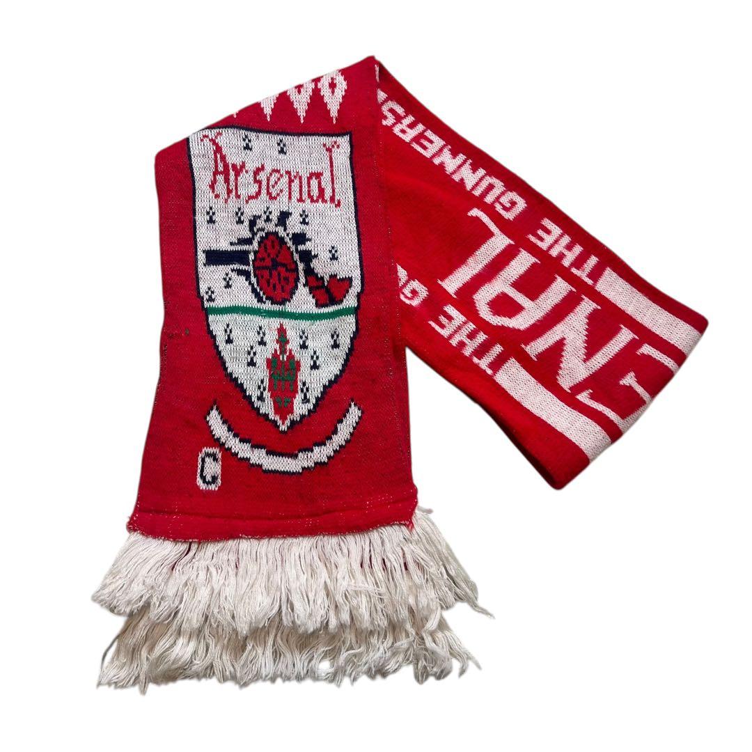 希少 レア 80s 90s アーセナル 旧 エンブレム マフラー タオル グッズ