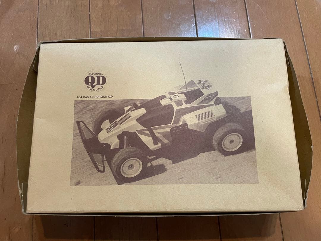 タミヤ1/14 クイックドライブ スペアボディ ダッシュ0号 ホライゾン　当時物