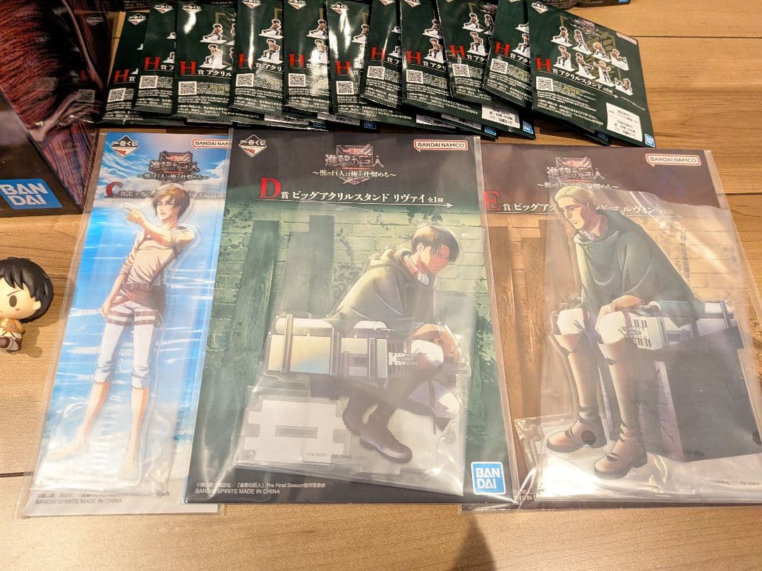 一番くじ 進撃の巨人〜獣の巨人は俺が仕留める〜A賞B賞C賞D賞E賞ラストワン賞