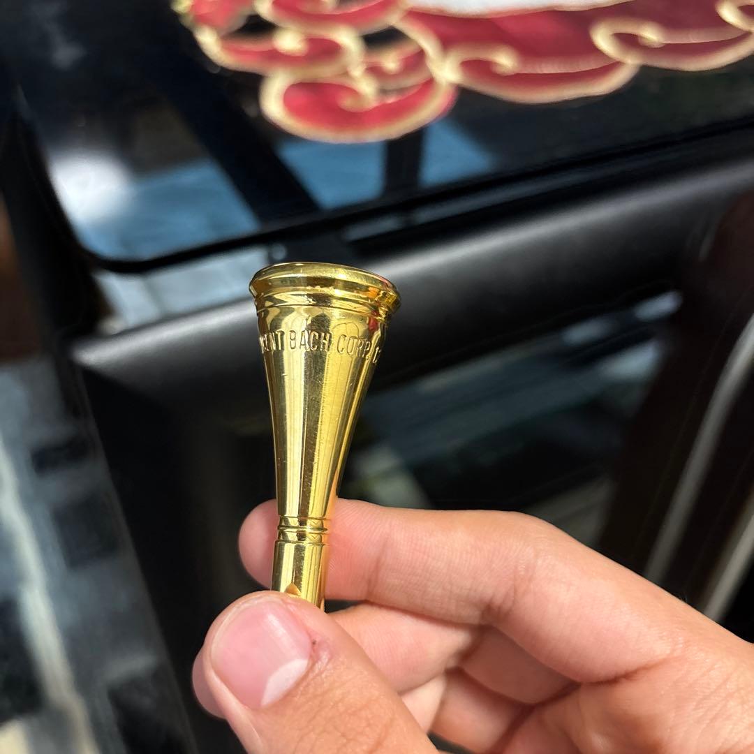 BACH12マウスピース ホルンマウスピース 金メッキ