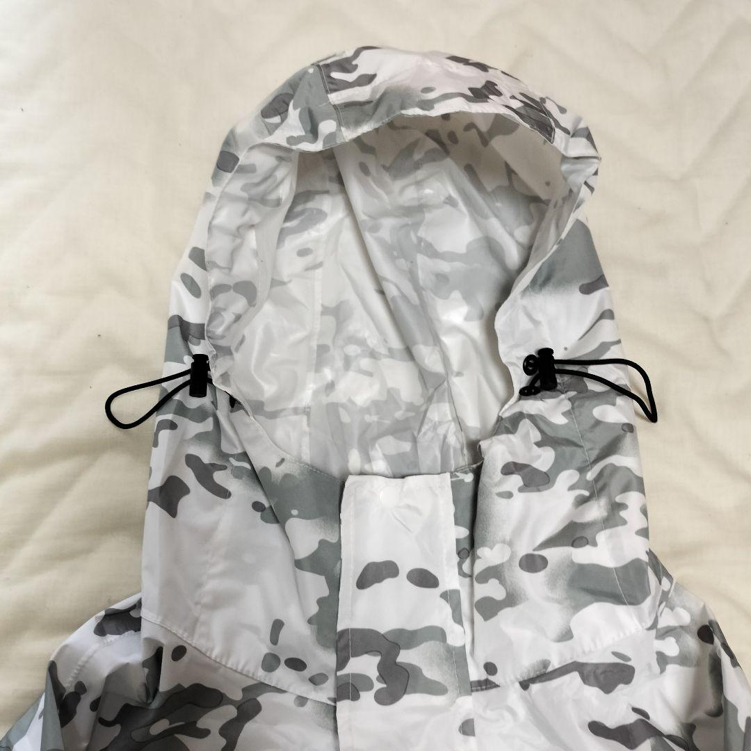 最終値下 雪地迷彩 レインスーツ リュックカバー バラクラバ 手袋 傘 L