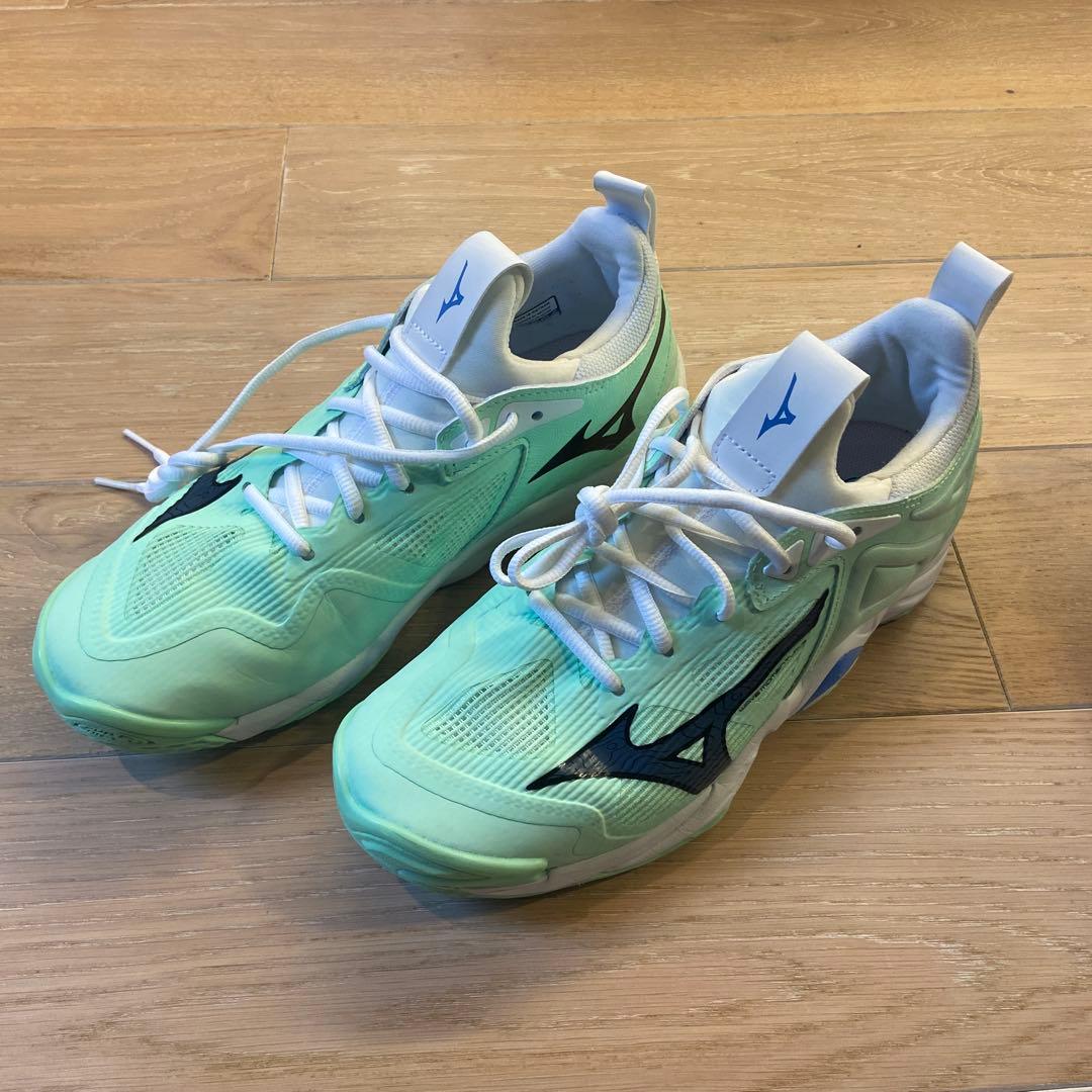 Mizuno バレーボールシューズ ミントグリーン　26センチ　限定品
