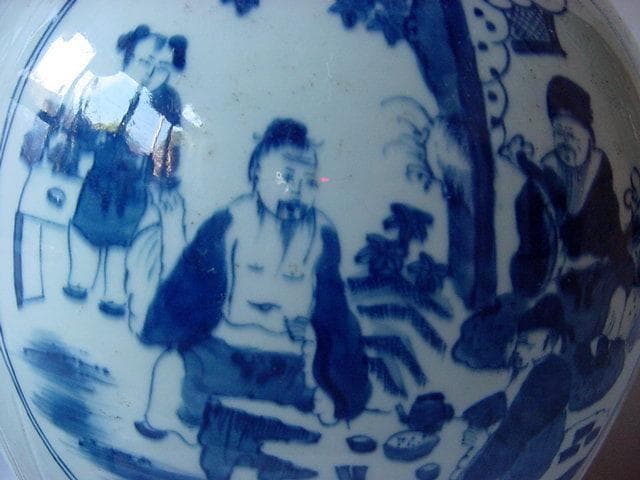 骨董★中国　陶器　巨大　蓋付　宮廷貢品壷★処分大幅再値下げ！