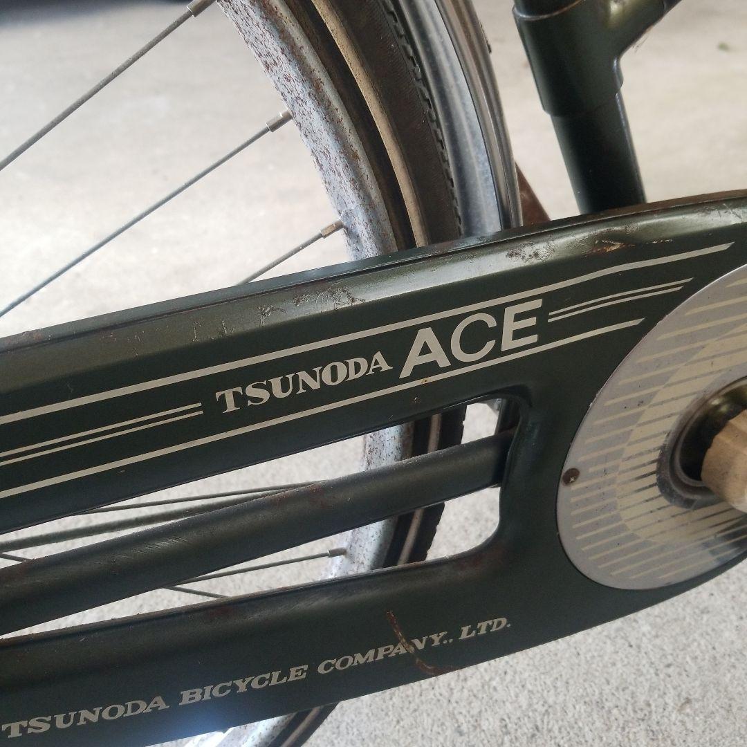 ツノダの自転車　TSUNODA 　ＡＣＥ　　 昭和の自転車レトロ【引き取り限定】