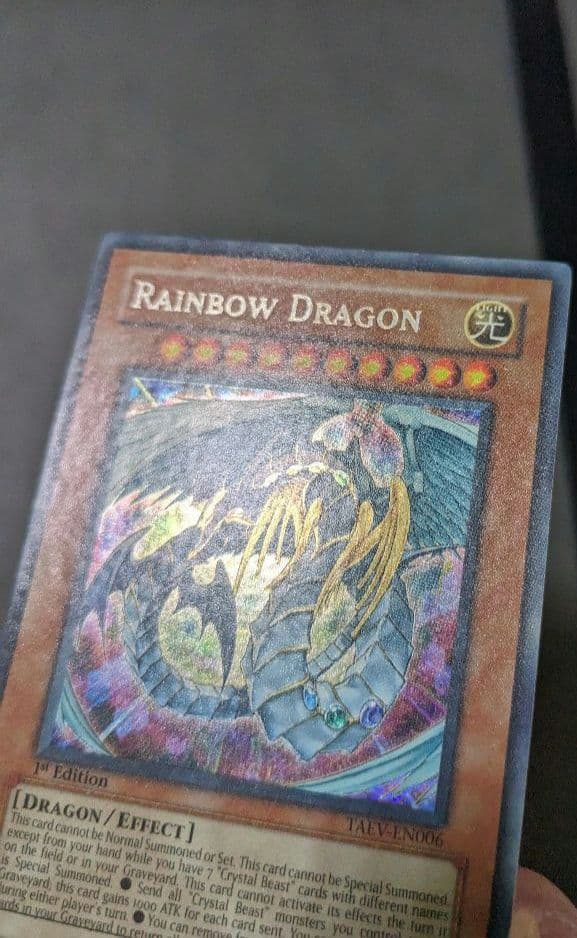 あいすです。英語版、究極宝玉神、レインボードラゴン、シク、シークレットレア