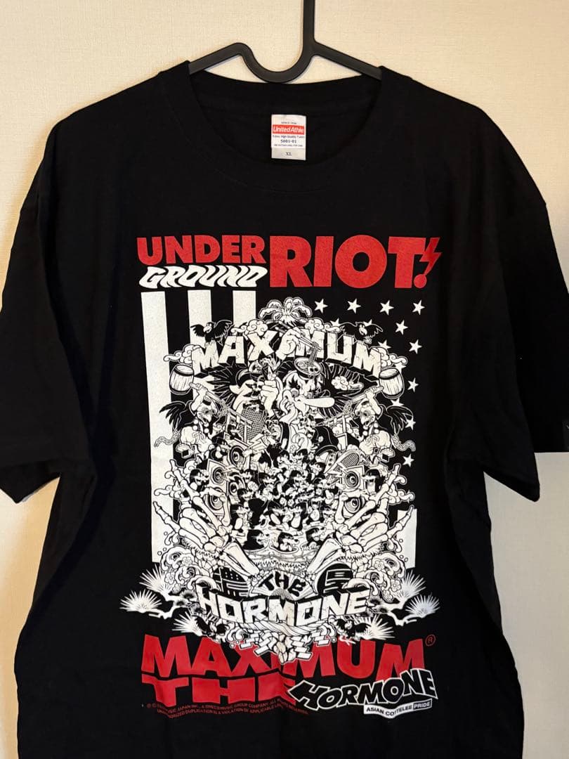 MAXIMUM THE HORMONE Tシャツ 黒