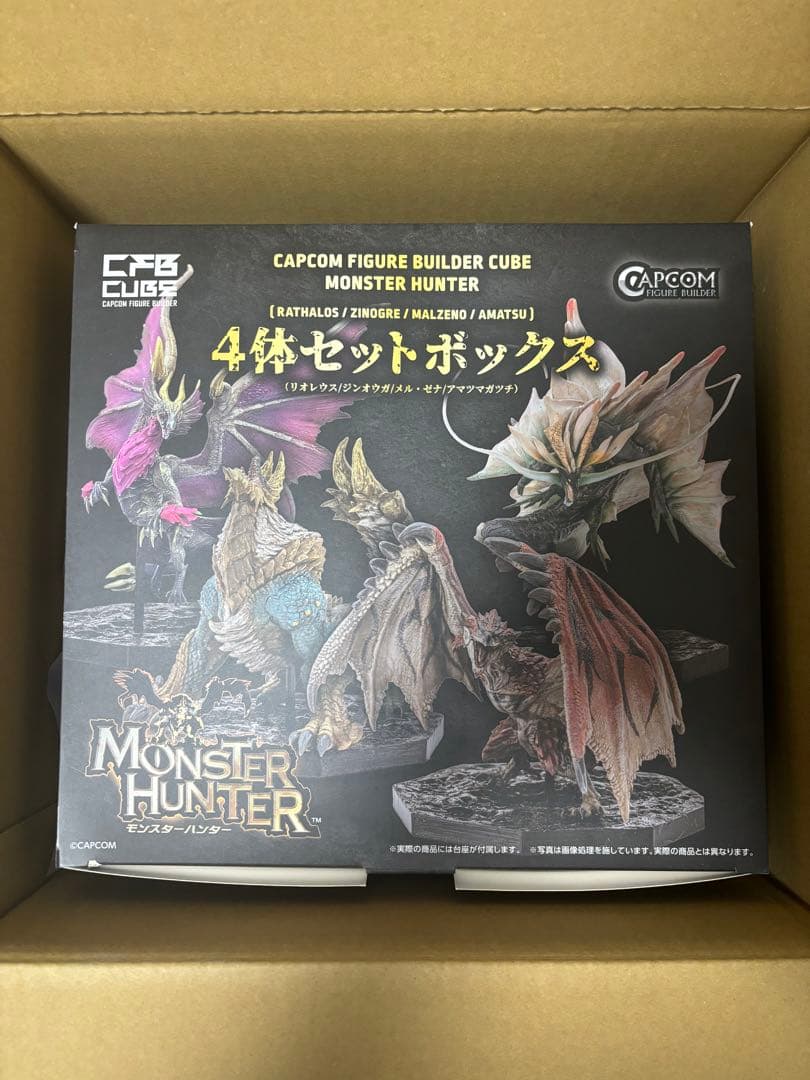 カプコン フィギュアビルダー キューブ 4体セットBOX 新品未開封