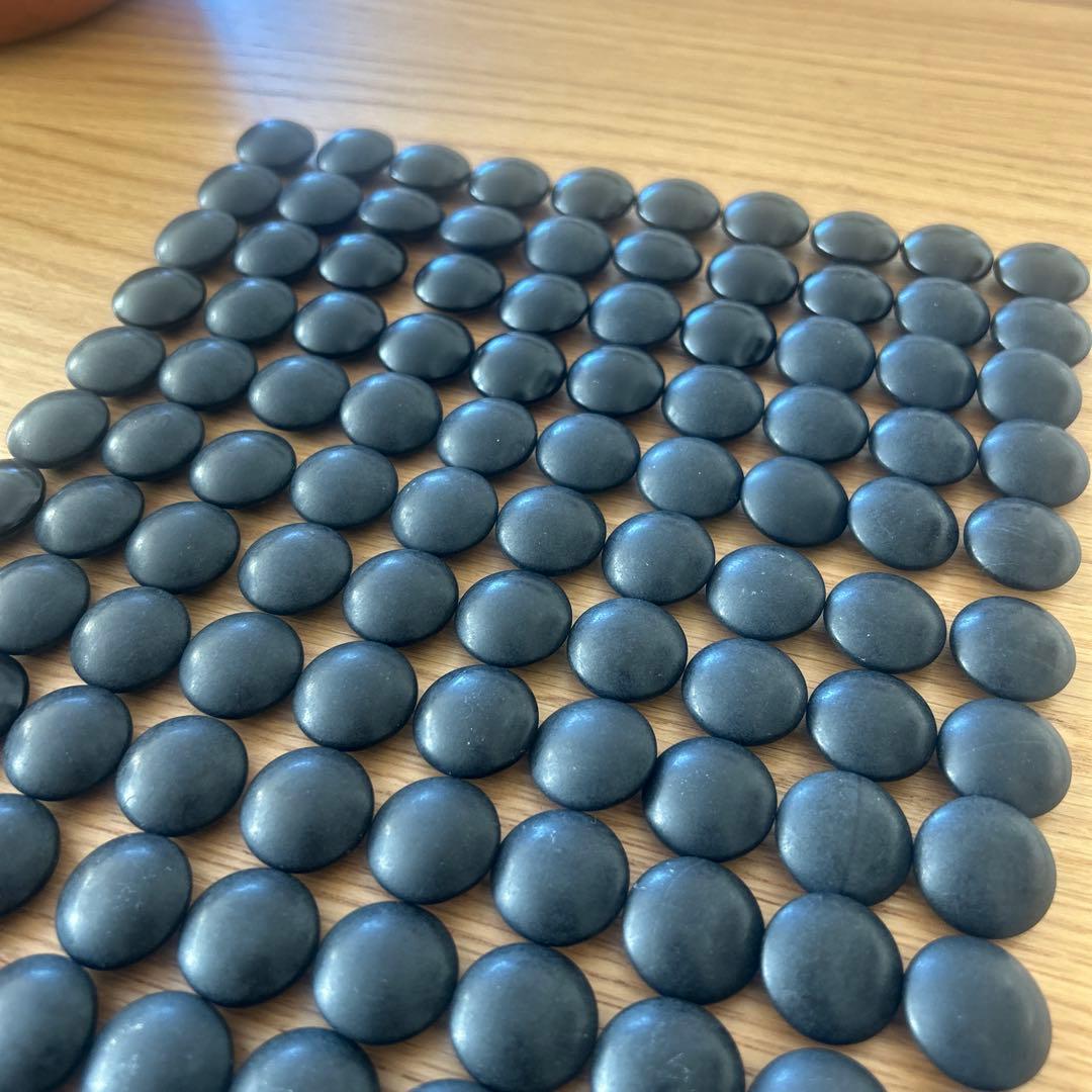 囲碁　本蛤 那智黒　碁石　38号