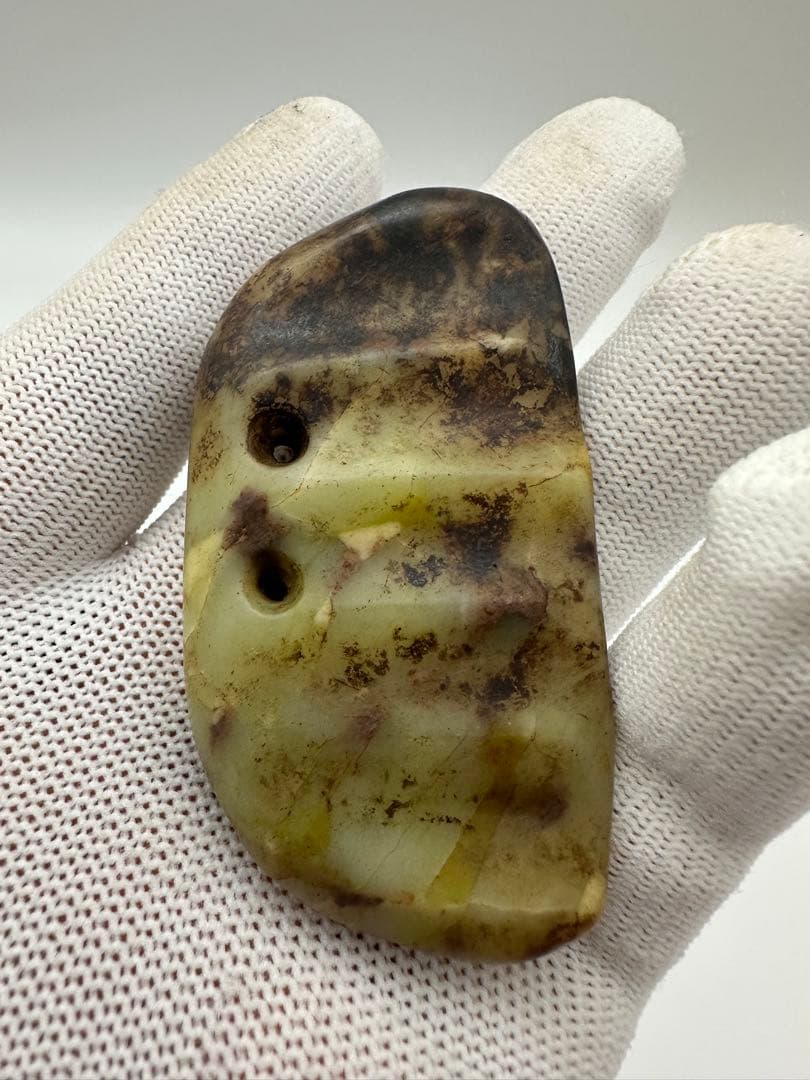 【中国古美術 】紅山文化 大型古玉璧 旧蔵 置物 巻珠戦漢古玉 旧藏品 合計9点