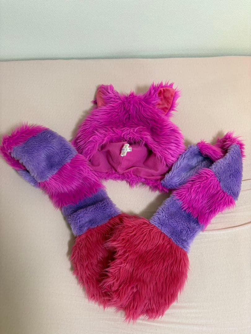 チェシャ猫 マフラー ファンキャップ ディズニー