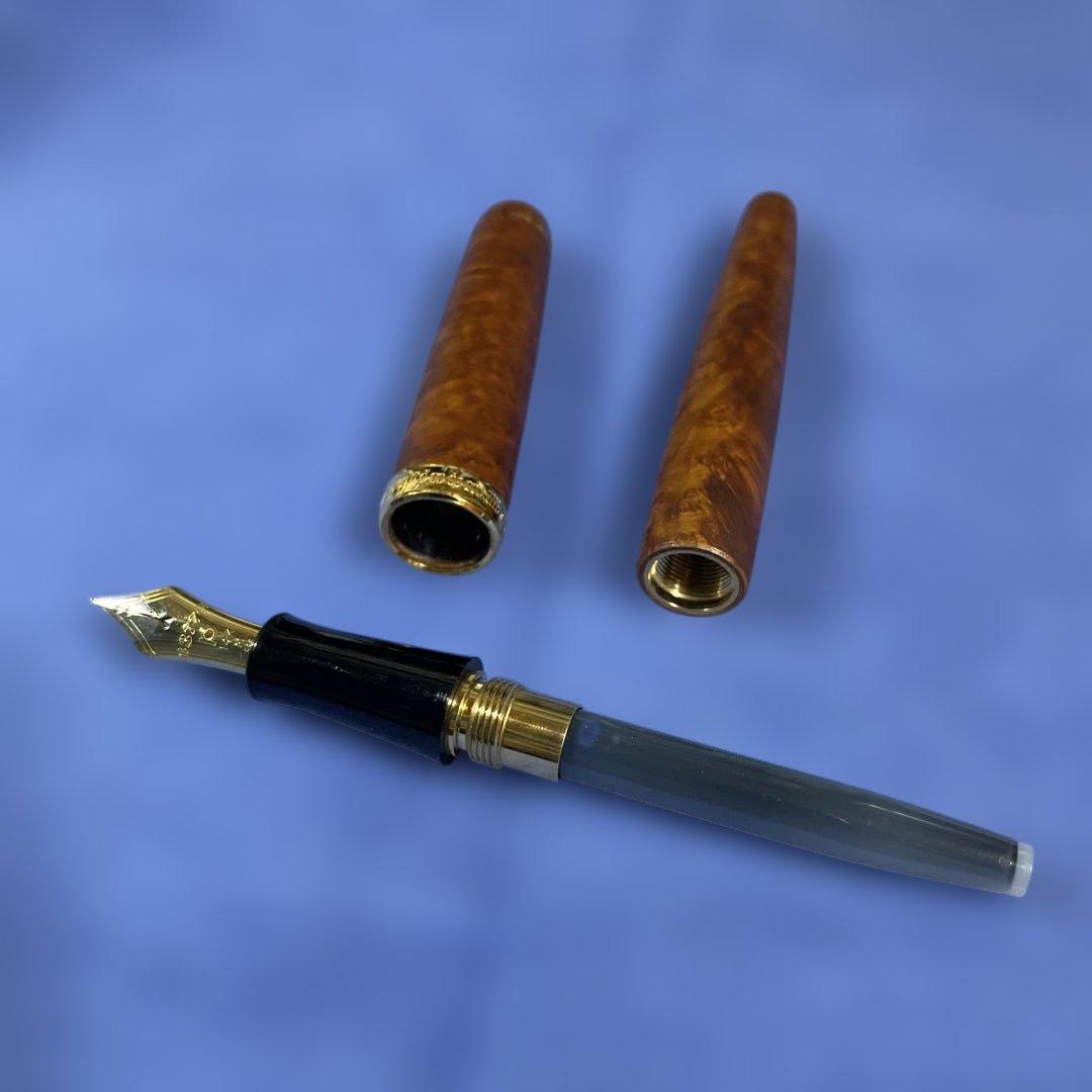 PLATINUM ブライヤー万年筆 インク付き