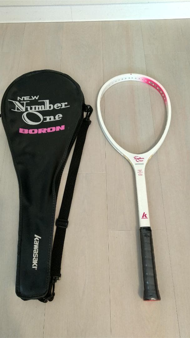 【希少品：木製テニスラケット】NEW Number One BORON8500