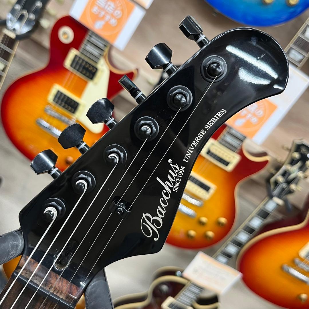 【11605】Bacchus HST-ALL BLACK ストラト タイプ