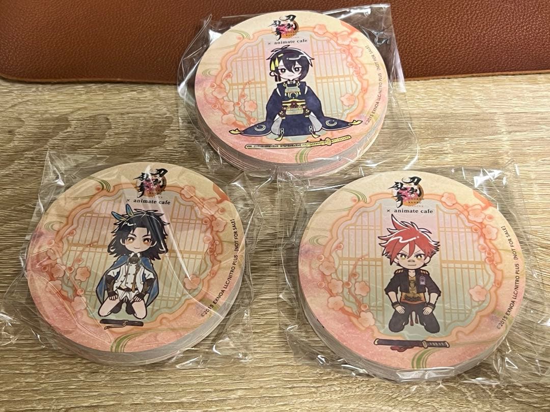 刀剣乱舞 アニメイトカフェ コースター 全116枚 コンプリートセット