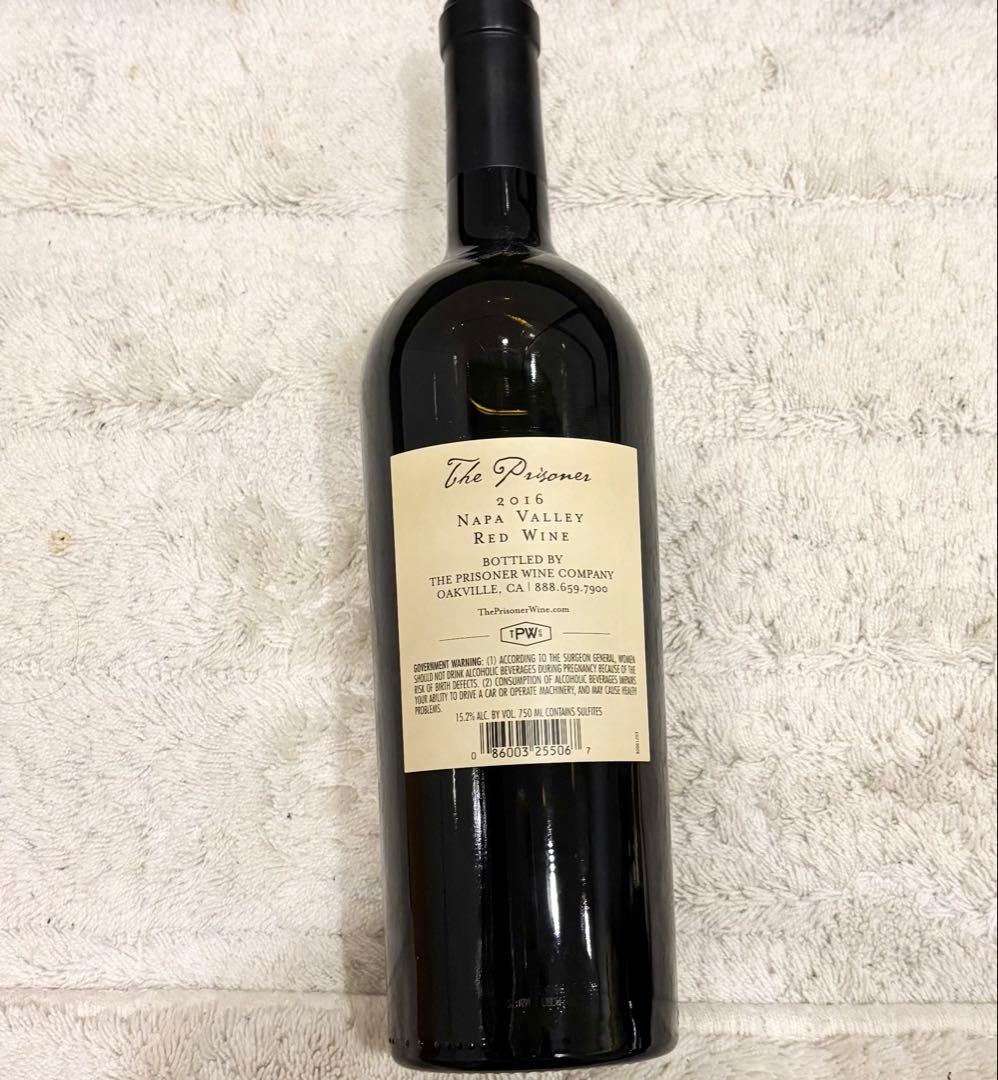 ザ・プリズナー レッド2016アメリカ産750ml