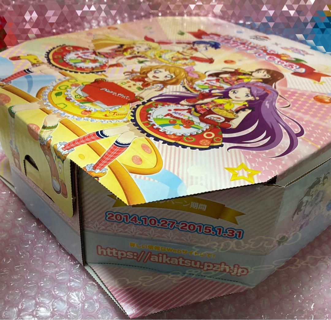 2014年 アイカツ ピザ外箱 ピザハット 美品　非売品ステッカー同封
