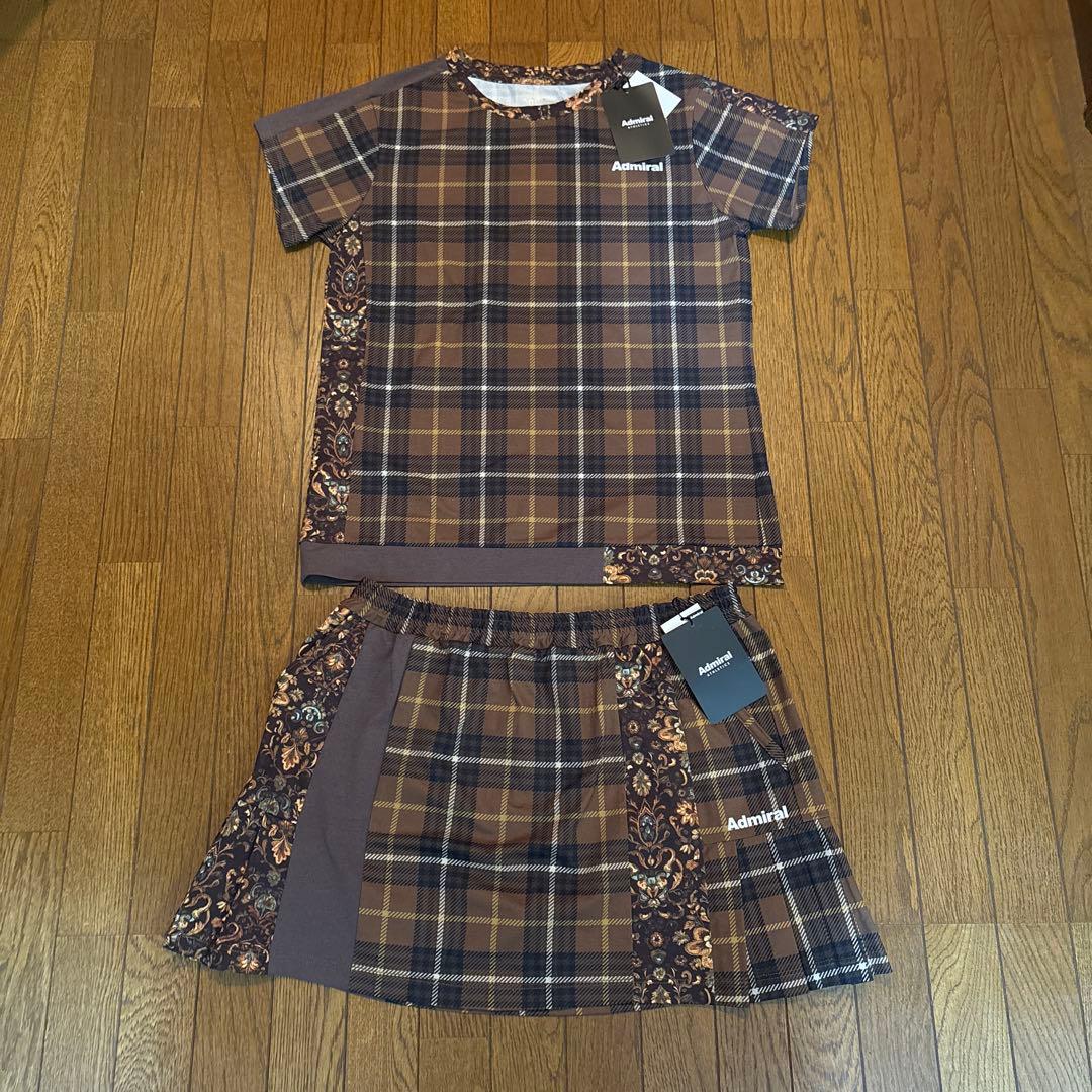 Admiral チェック柄 Tシャツ スカート セット