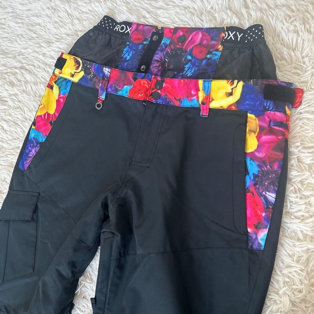 美品　ROXYスノボウエア　上下セット　蜷川実花コラボ　花柄　M L
