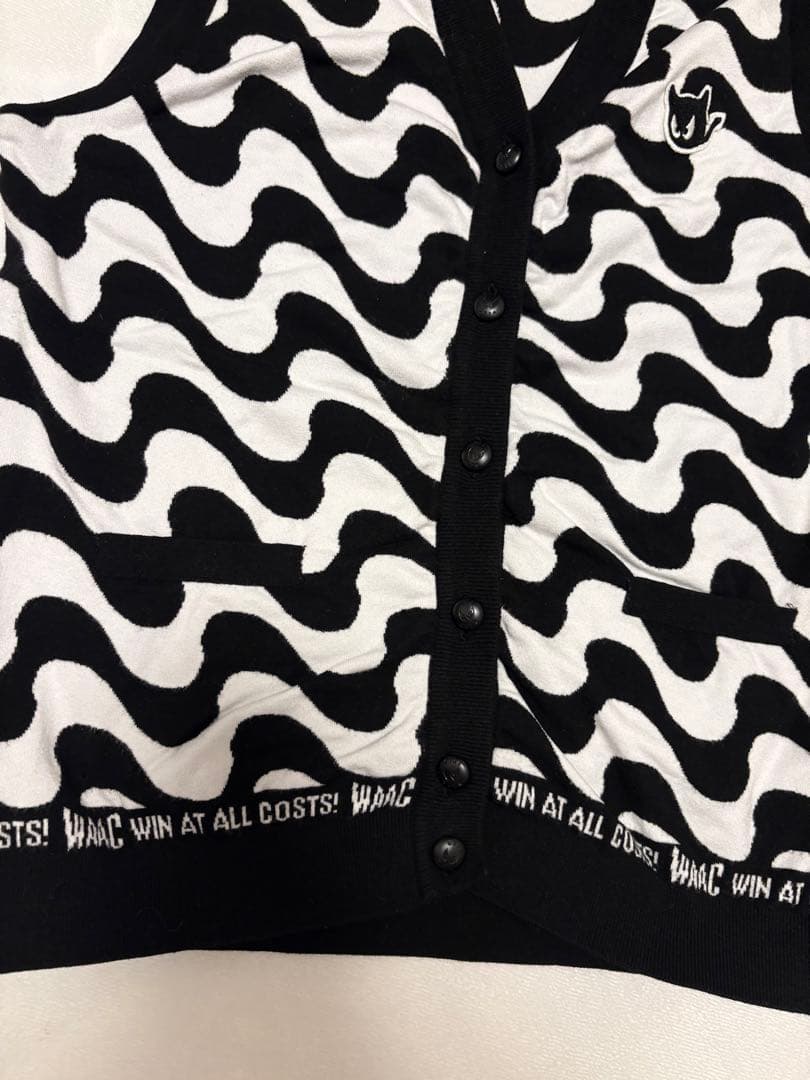 ワック　セットアップ　プリーツスカート　ニットベスト　Lサイズ　ブラック　韓国