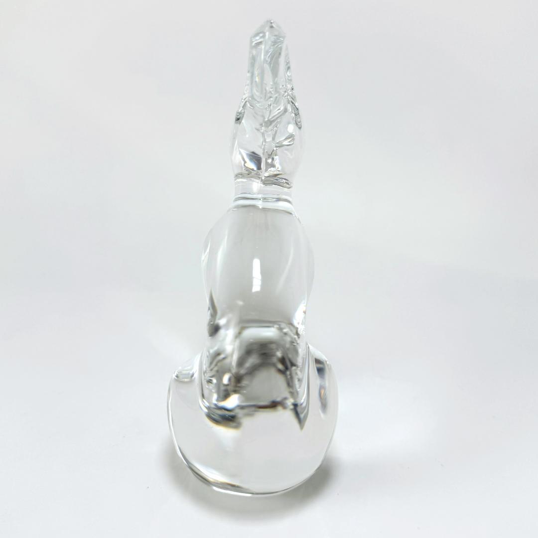 【バカラ】うさぎ 置物 インテリア★美品★金運/幸運/開運