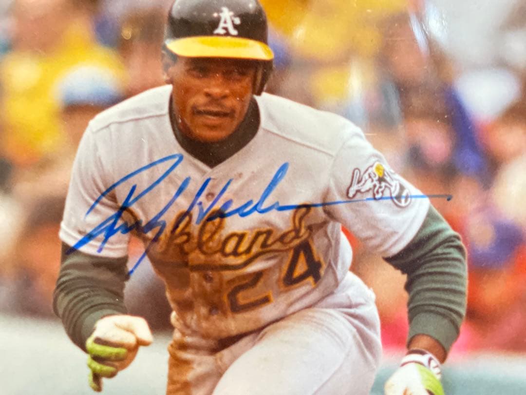 故　リッキー・ヘンダーソン 直筆サイン写真