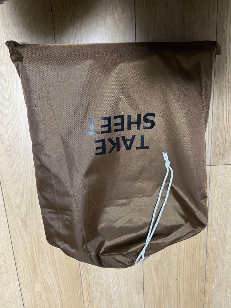 キャンプセット　タケノコテント2（タン）グランドシートセット