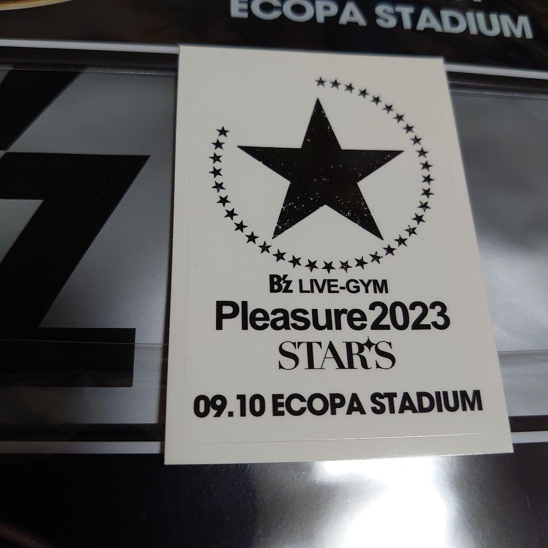 B'zPleasure2023STAR✭Sメモリアルプレートステッカーピンバッジ