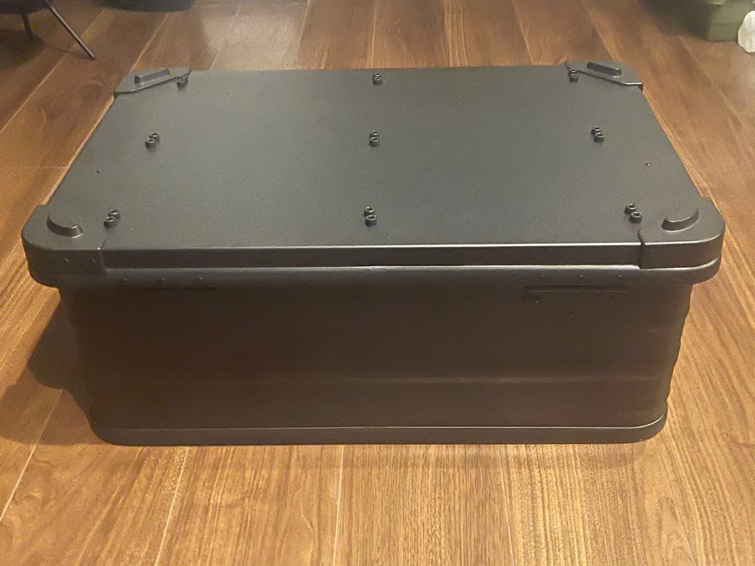 アルミニウム コンテナ パンドラ 46L ウォールナット天板　カスタム