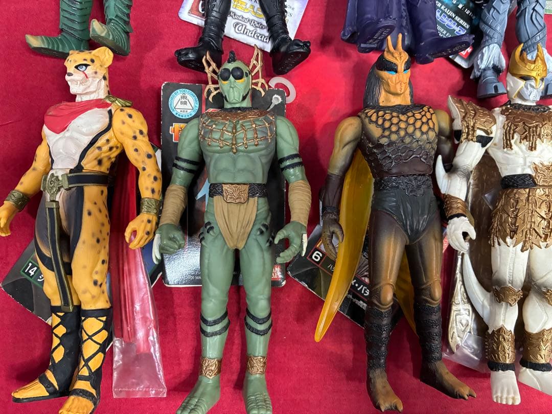 タグ付き 仮面ライダー 怪人シリーズ まとめ売り 21体 ソフビ