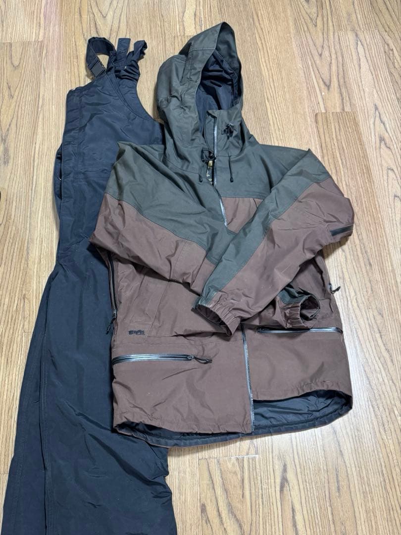 greenclothing OGA ブラウン/スミクロ BIB ブラック