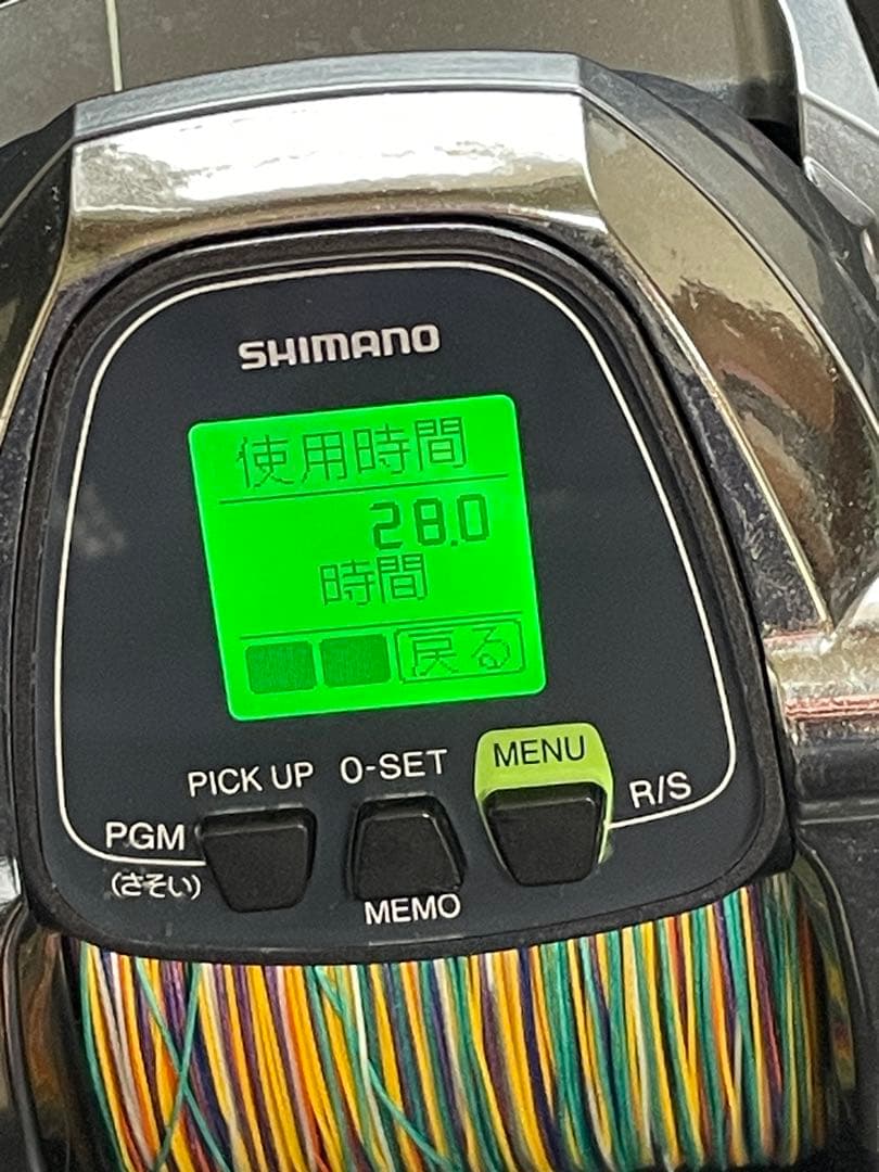 あ*坊様 SHIMANO フォースマスター6000 電動リール デジタル表示 シ