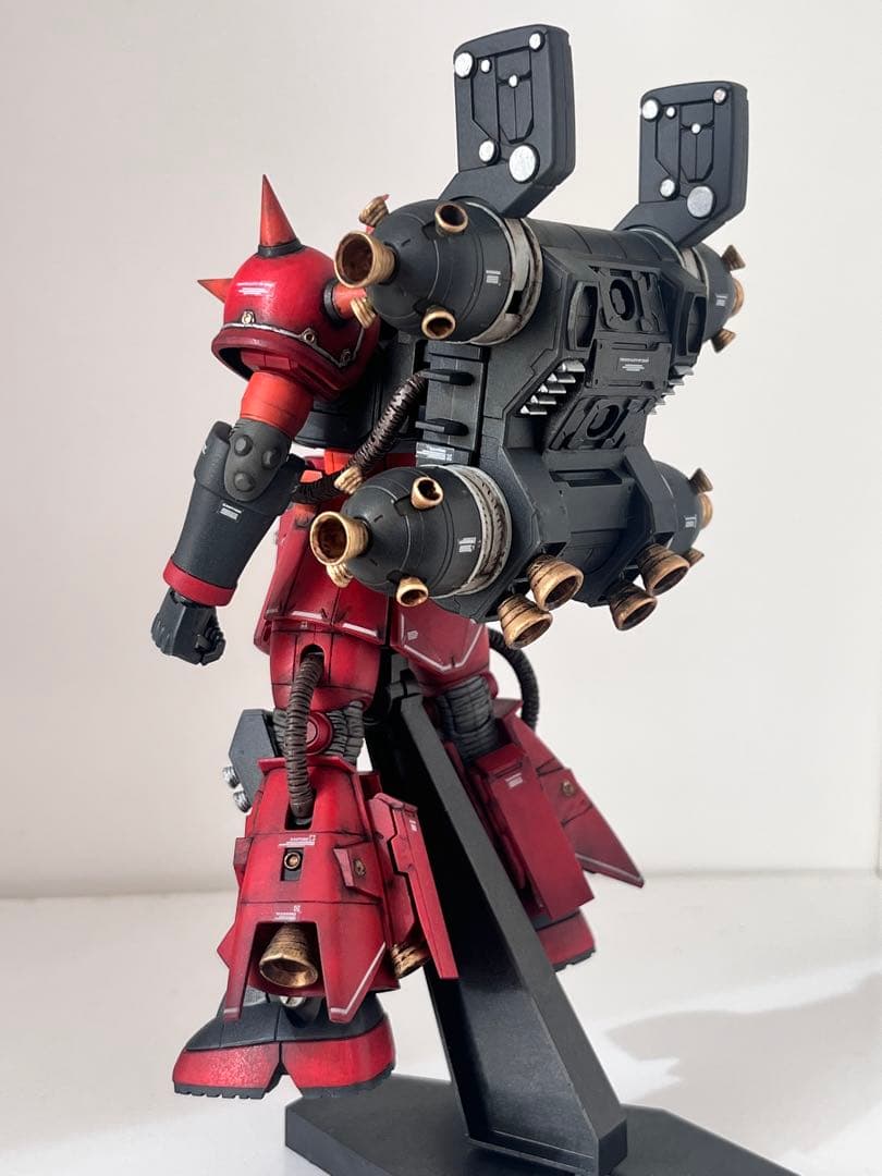 hg ガンプラ　サイコ・ザク　 ウェザリング　全塗装　完成品