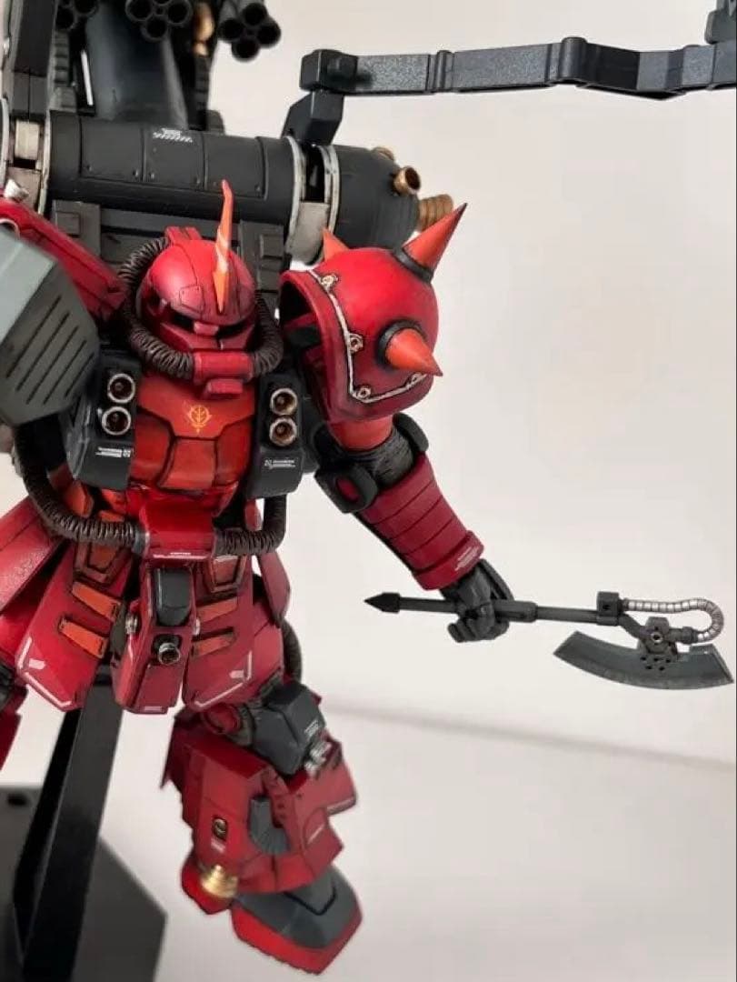 hg ガンプラ　サイコ・ザク　 ウェザリング　全塗装　完成品