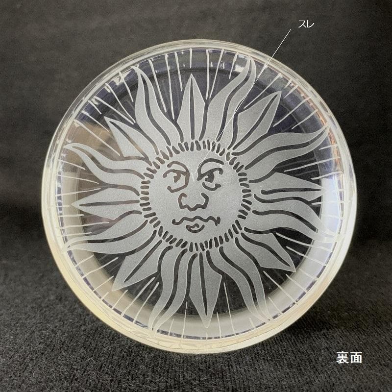 バカラ　Baccarat 太陽のクリスタル ペーパーウェイト