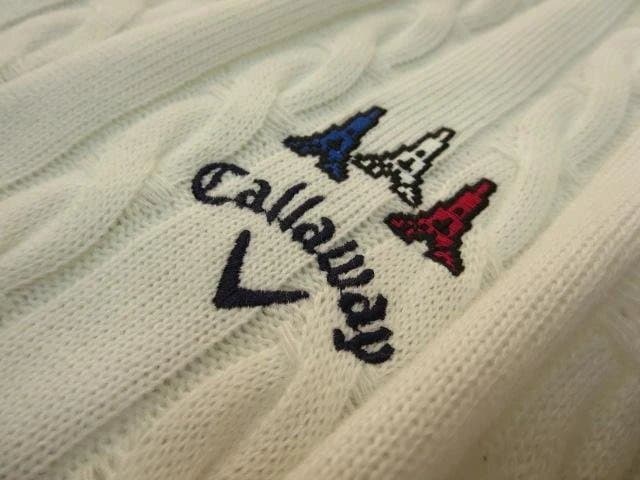 新品/キャロウェイ CALLAWAY 長袖セーター/ニット ケーブル網