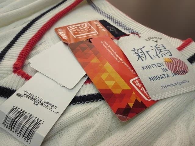 新品/キャロウェイ CALLAWAY 長袖セーター/ニット ケーブル網