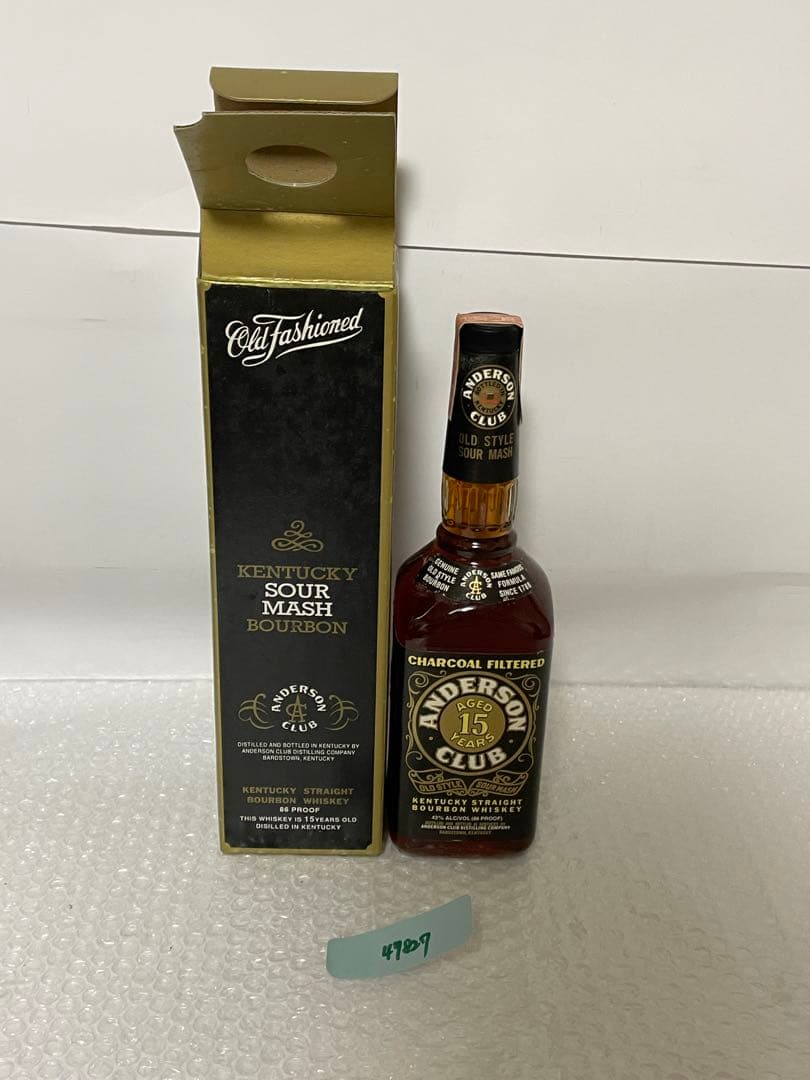 未開栓 アンダーソンクラブ 15年 バーボン 750ml 43度 ウイスキー