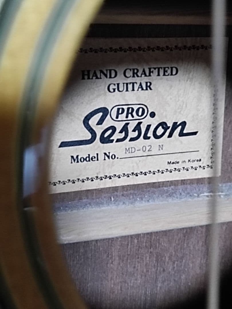 Session PRO アコースティック MD-02N/ハンドクラブテッドギター