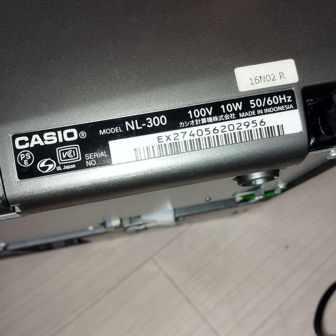 CASIO レジスター NL-300 電子店名スタンプ RAC-10付き　鍵あり