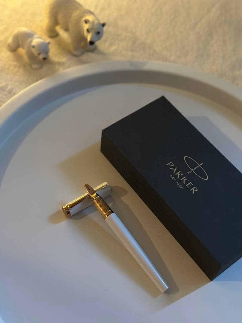 PARKER 5th 万年筆 ホワイト ゴールド