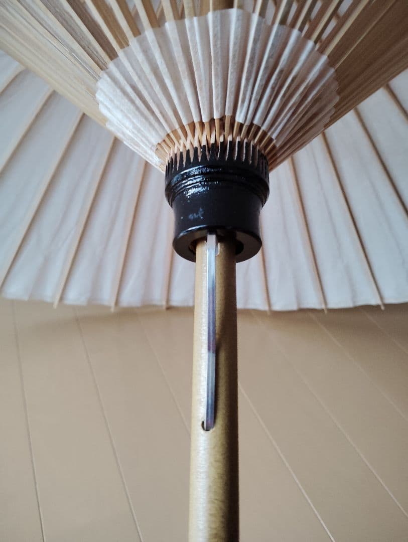 舞踊用小番傘蛇の目傘白