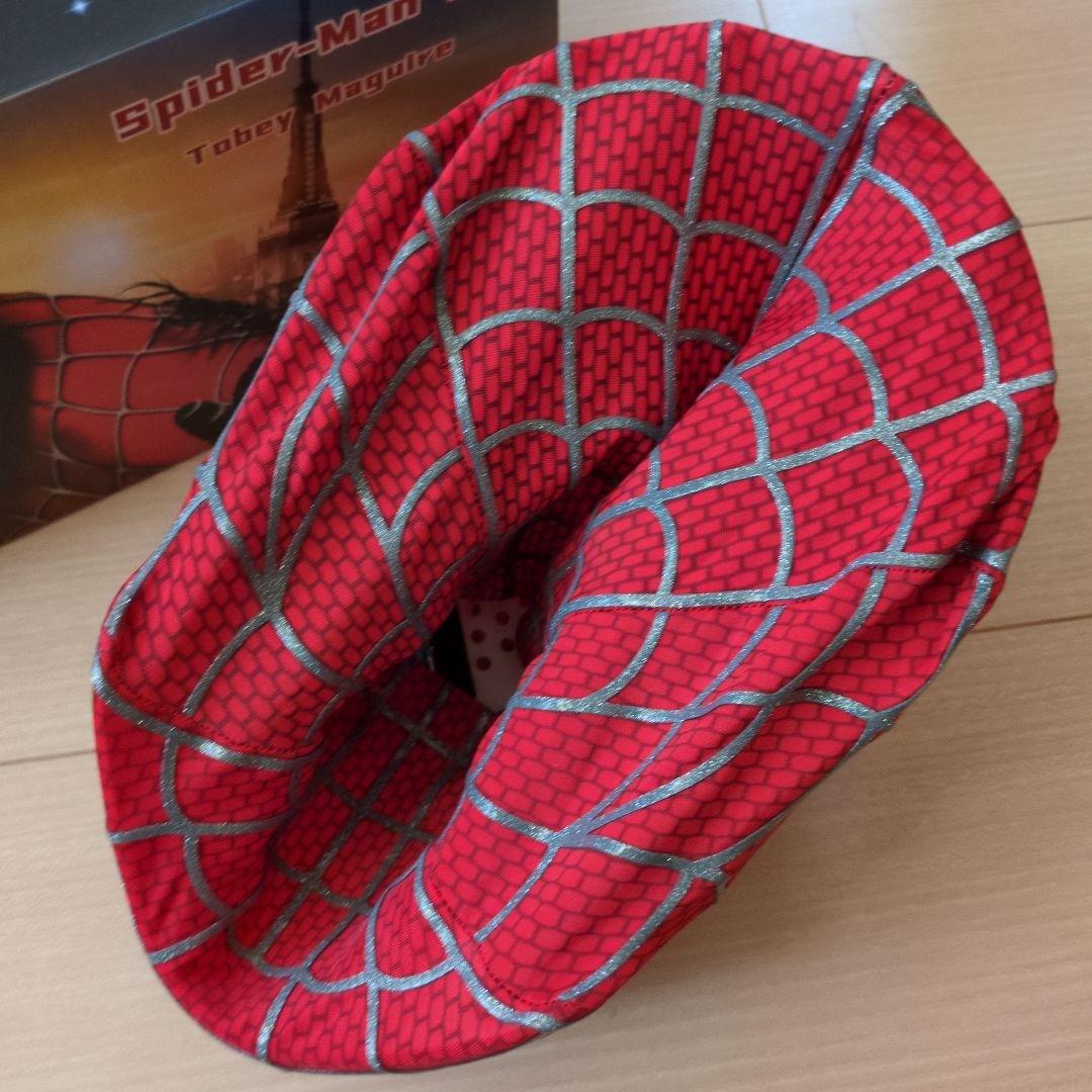 新品未使用！スパイダーマン　マスク　コスプレ　1/1　 3D マスク　red