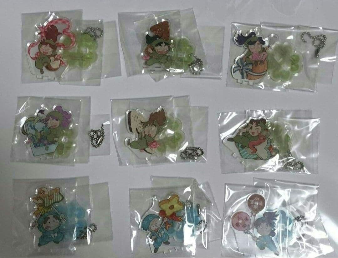 忍たま乱太郎　アニメイトカフェ　アクリルスタンドキーホルダー