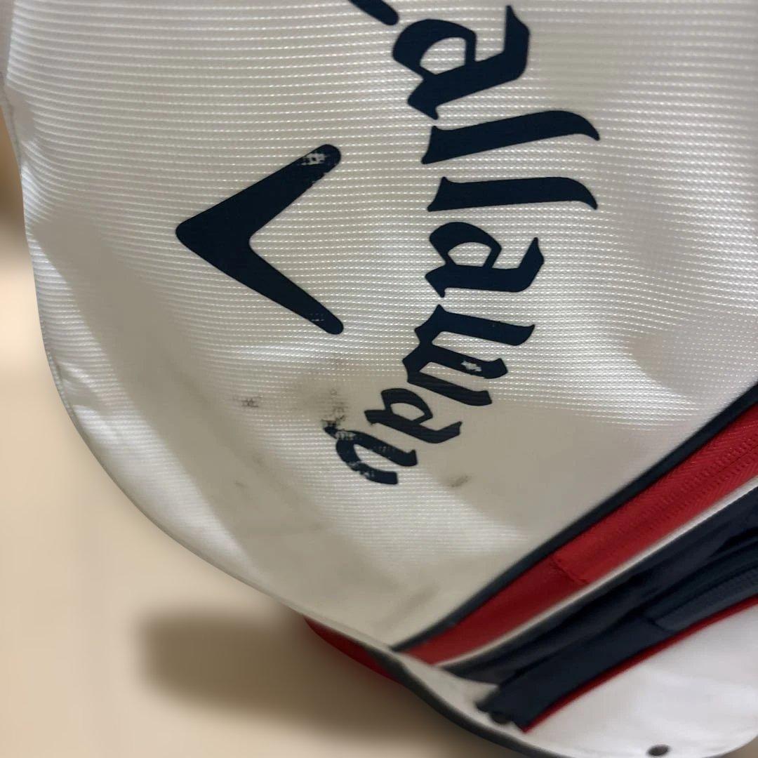 Callaway キャディバッグ ホワイト/ネイビー/レッド