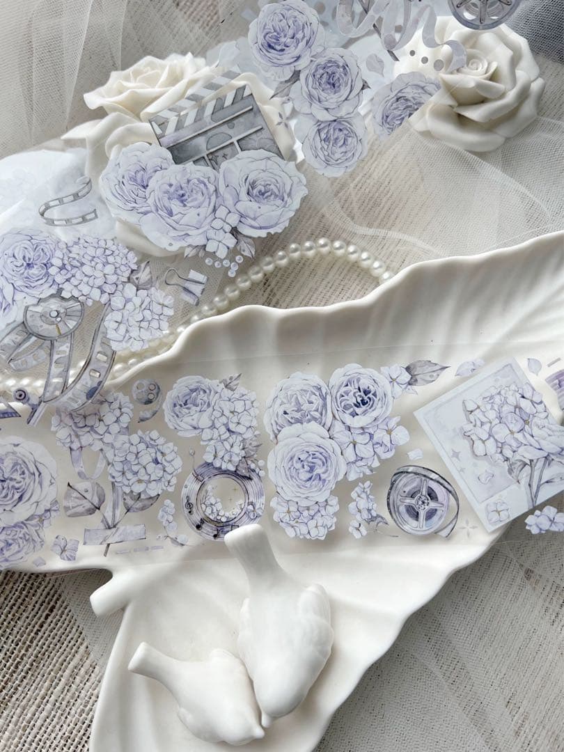 ⭐️SALE⭐️筠水阁文创《紫影旧梦》海外マスキングテープ　マステ 【2180】