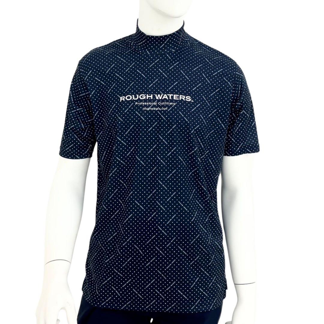 エリートグリップ　ROUGHWATERS 半袖モックネック　N-5 ネイビー　L