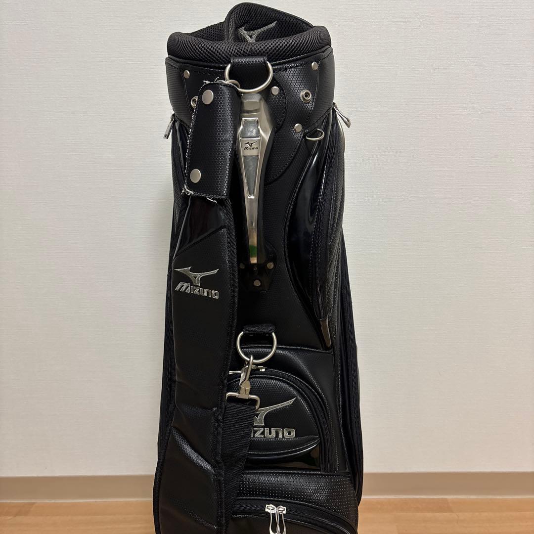 【最終値下げ】Mizuno ゴルフキャディバッグ(ブラック)
